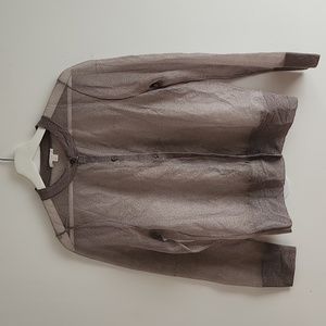 COS metallic mesh sweater, size women's medium